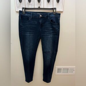 American Eagle Outfitters “Super Stretch X” Dark Blue Women’s Denim Jeans, Sz 14